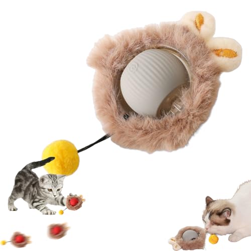 Xiyocadt Interaktives Katzenspielzeug, Magic Ball Für Hunde, Speedy Tail 2.0, Spielball Mit Schwanz Für Katzen Hunde Ball Spielzeug, Cat Toys for Indoor Cats, Katzenbälle Selbstbeschäftigung (Grau) Xiyocadt Interaktives Katzenspielzeug, Magic Ball Für Hunde, Speedy Tail 2.0, Spielball Mit Schwanz Für Katzen Hunde Ball Spielzeug, Cat Toys for Indoor Cats, Katzenbälle Selbstbeschäftigung (Grau) von Xiyocadt