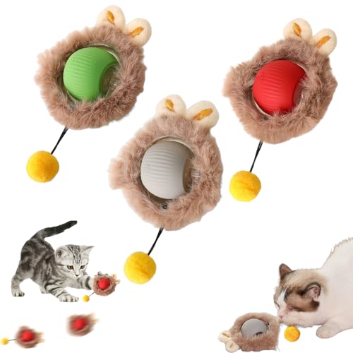 Xiyocadt Interaktives Katzenspielzeug, Magic Ball Für Hunde, Speedy Tail 2.0, Spielball Mit Schwanz Für Katzen Hunde Ball Spielzeug, Cat Toys for Indoor Cats, Katzenbälle Selbstbeschäftigung (3pcs) Xiyocadt Interaktives Katzenspielzeug, Magic Ball Für Hunde, Speedy Tail 2.0, Spielball Mit Schwanz Für Katzen Hunde Ball Spielzeug, Cat Toys for Indoor Cats, Katzenbälle Selbstbeschäftigung (3pcs) von Xiyocadt
