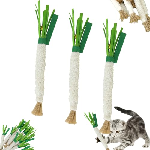 Xiyocadt Katzenminze Sticks, Kauspielzeug Katze Spielzeug, Beißspielzeug Für Katzen Zahnpflege, Interaktive Katzenspielzeug Selbstbeschäftigung Mit Katzenminze Für Die Katzen Zahnpflege (3 pcs) von Xiyocadt