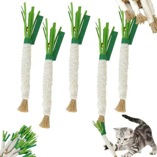 Xiyocadt Katzenminze Sticks, Kauspielzeug Katze Spielzeug, Beißspielzeug Für Katzen Zahnpflege, Interaktive Katzenspielzeug Selbstbeschäftigung Mit Katzenminze Für Die Katzen Zahnpflege (5 pcs) von Xiyocadt