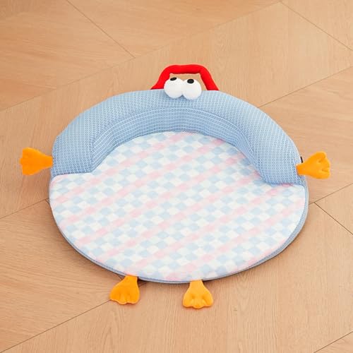 Xiyocadt Kühlmatte Hunde Katzen, Selbstkühlend Hundedecke Kühlend, Kühldecke für Haustiere, Kühlmatte Bett für Zuhause im Sommer (Blau,40 cm) von Xiyocadt
