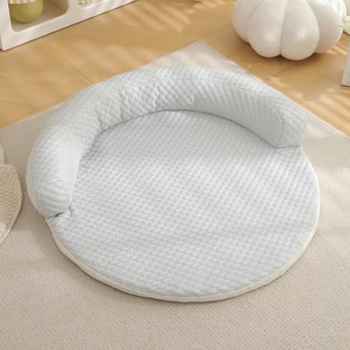 Xiyocadt Kühlmatte Hunde Katzen, Selbstkühlend Hundedecke Kühlend, Kühldecke für Haustiere, Kühlmatte Bett für Zuhause im Sommer (Grau,90 cm) von Xiyocadt
