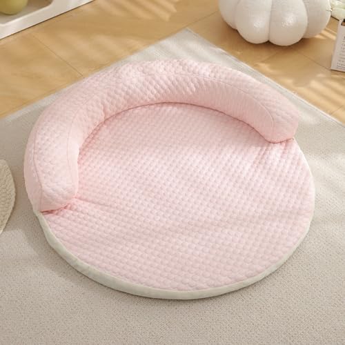 Xiyocadt Kühlmatte Hunde Katzen, Selbstkühlend Hundedecke Kühlend, Kühldecke für Haustiere, Kühlmatte Bett für Zuhause im Sommer (Rosa,90 cm) von Xiyocadt