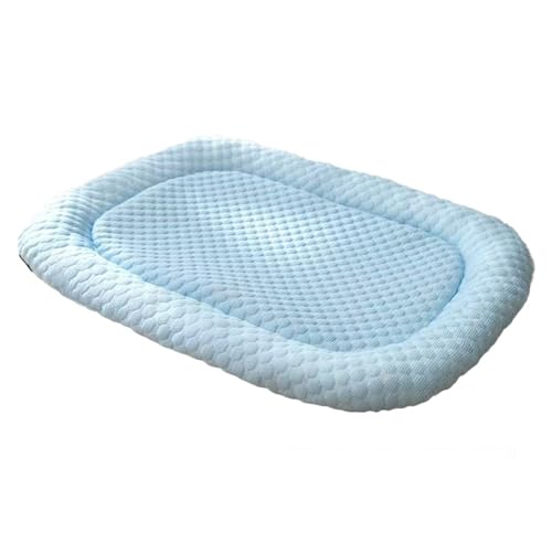 Xiyocadt Kühlmatte für Hunde Katzen, Selbstkühlend Haustiermatte, rutschfeste Komfortabel Kühlbett, Kühlpad Kühlkissen für Zuhause, Auto Und Garten (Blau,S(40x30 cm, 2 kg oder weniger)) von Xiyocadt