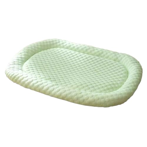 Xiyocadt Kühlmatte für Hunde Katzen, Selbstkühlend Haustiermatte, rutschfeste Komfortabel Kühlbett, Kühlpad Kühlkissen für Zuhause, Auto Und Garten (Grün,M(50x40 cm, 4 kg oder weniger)) von Xiyocadt