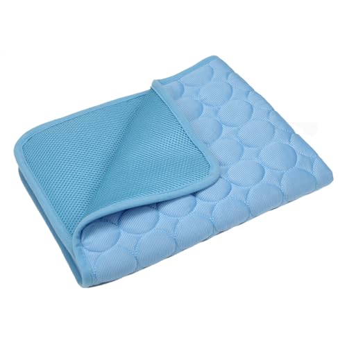 Xiyocadt Kühlmatte für Hunde Katzen, Selbstkühlend Haustiermatte, rutschfeste Komfortabel Kühlbett für Sofa, Kiste, Auto (Blau,XXL(150x100 cm, 50 kg oder weniger)) von Xiyocadt