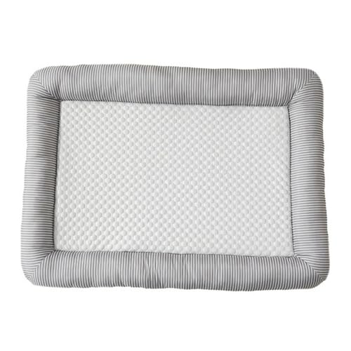 Xiyocadt Kühlmatte für Hunde Katzen, rutschfeste Komfortabel Kühlbett, Kühlpad Kühlkissen, Selbstkühlend Haustiermatte für Zuhause, Auto Und Garten (Grau,XL(100x70 cm, 25 kg oder weniger)) von Xiyocadt