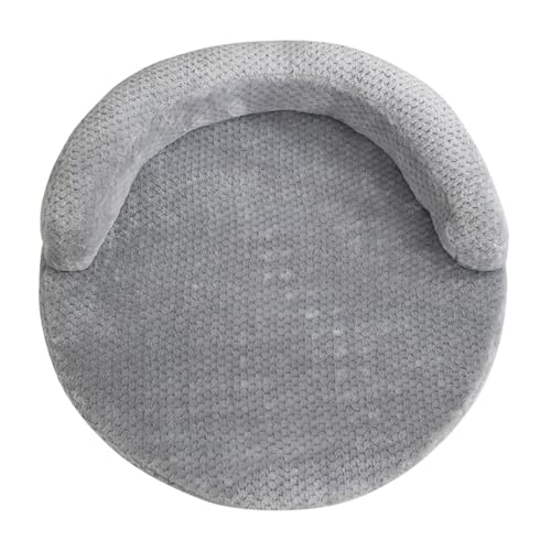 Xiyocadt Orthopädisches Hundebett Hundekorb Flauschig und Waschbar Hundecouch, rutschfeste Unterseite für Kleine, Mittelgroße und Große Katzen, Hunde (50cm,Hellgrau) von Xiyocadt