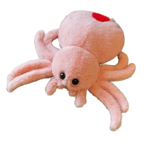 Xiyocadt Plüsch-Hundespielzeug, weiches Kauspielzeug für kleine und mittelgrubse Hunde, Stofftier Spinnenplüschtier Schwarze Spinne Plüschpuppe für Kinder & Erwachsene tolle Geschenkidee (25cm,rosa) Xiyocadt Plüsch-Hundespielzeug, weiches Kauspielzeug für kleine und mittelgrubse Hunde, Stofftier Spinnenplüschtier Schwarze Spinne Plüschpuppe für Kinder & Erwachsene tolle Geschenkidee (25cm,rosa) von Xiyocadt