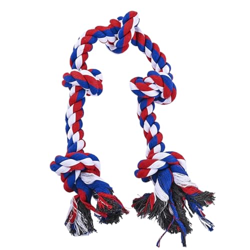 Xmccvt Rope Hundespielzeug - Welpen Zahnreinigungsspielzeug - Kauseil Für Große Und Mittelgroße Hunde Starke Kauer Langeweile Linderung - Draußen Spielen von Xmccvt