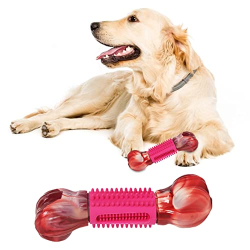 Xmod Beißspielzeug für Welpen | Interaktives Kauspielzeug für Hunde in Knochenform - Kreativer Hundekaustab, lustiges interaktives Gummi-Hundebissspielzeug, Kauspielzeug für das Hundetraining von Xmod