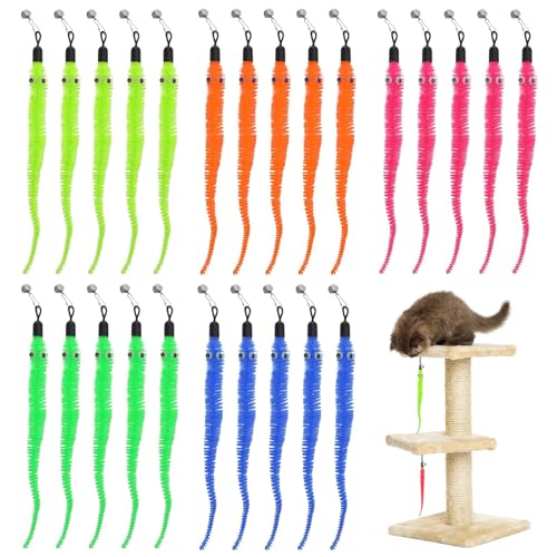 XoeLLe 25 Stück Katzenspielzeug Cat Toy Interaktives Spielzeug Katze für Katzen Selbstbeschäftigung, Intelligente Hindernisvermeidung Unsere Nachhaltige Katzenangel und Mit Liebe Gefertigtes XoeLLe 25 Stück Katzenspielzeug Cat Toy Interaktives Spielzeug Katze für Katzen Selbstbeschäftigung, Intelligente Hindernisvermeidung Unsere Nachhaltige Katzenangel und Mit Liebe Gefertigtes von XoeLLe