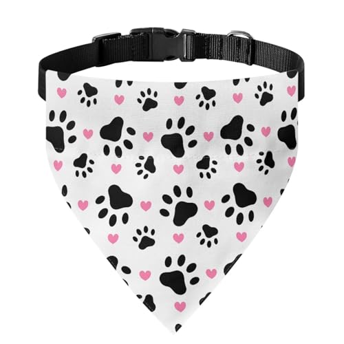 Xoenoiee Hundehalstuch, weiches Haustier-Lätzchen mit verstellbarer Schnalle, mit Metallring zur einfachen Befestigung der Leine, für kleine Haustiere Xoenoiee Hundehalstuch, weiches Haustier-Lätzchen mit verstellbarer Schnalle, mit Metallring zur einfachen Befestigung der Leine, für kleine Haustiere von Xoenoiee