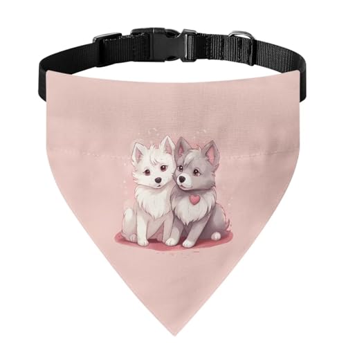 Xoenoiee Hundehalstuch, weiches Hundehalstuch, Halsband mit verstellbarer Schnalle und Metallring zum Aufhängen der Leine, Haustier-Lätzchen, Kostüm, passend für die meisten Haustiere, Größe L Xoenoiee Hundehalstuch, weiches Hundehalstuch, Halsband mit verstellbarer Schnalle und Metallring zum Aufhängen der Leine, Haustier-Lätzchen, Kostüm, passend für die meisten Haustiere, Größe L von Xoenoiee