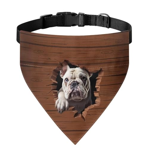Xoenoiee Hundehalstuch mit Mops-Motiv, weiches Haustier-Lätzchen mit verstellbarer Schnalle, mit Metallring für einfache Befestigung der Leine, für kleine Haustiere Xoenoiee Hundehalstuch mit Mops-Motiv, weiches Haustier-Lätzchen mit verstellbarer Schnalle, mit Metallring für einfache Befestigung der Leine, für kleine Haustiere von Xoenoiee