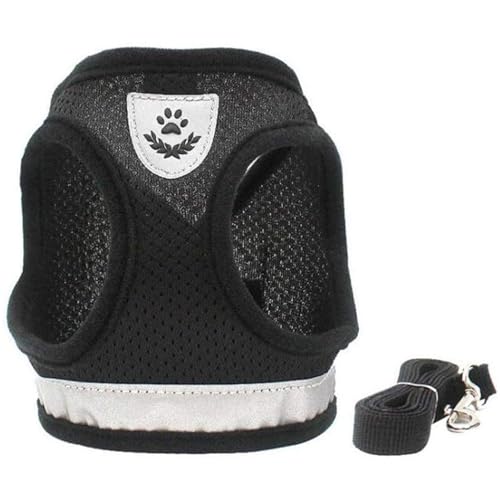 Xoeryoy Hundekabelbaum und Leinen -Set, weiches, atmungsaktives Netz kein Pull -Hundekabelbaum, reflektierende einstellbare Weste für kleine Hunde und Katzen Xoeryoy Hundekabelbaum und Leinen -Set, weiches, atmungsaktives Netz kein Pull -Hundekabelbaum, reflektierende einstellbare Weste für kleine Hunde und Katzen von Xoeryoy