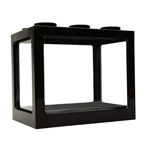 Xoeryoy Mini Fischtank dekorative stapelbare Acryl Kleiner Fischtank für Büro -Tee -Dekorschalen Schwarz schwarz Xoeryoy Mini Fischtank dekorative stapelbare Acryl Kleiner Fischtank für Büro -Tee -Dekorschalen Schwarz schwarz von Xoeryoy