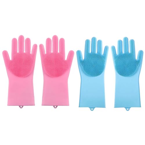 Xoeryoy 2 Paar Hundewäsche Handschuhe Anti -Slip Multifunktional weiches Silikon -Haustier -Pflegehandschuhe für Haustiere Hunde Katzen Kaninchen Xoeryoy 2 Paar Hundewäsche Handschuhe Anti -Slip Multifunktional weiches Silikon -Haustier -Pflegehandschuhe für Haustiere Hunde Katzen Kaninchen von Xoeryoy
