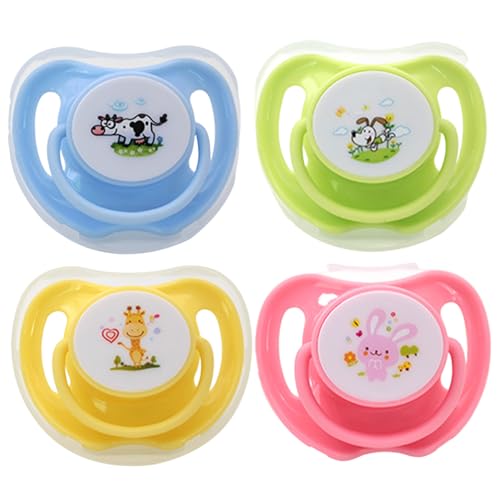 Xoeryoy 4pcs Kätzchen Schnuller, niedlicher sicherer Silikonpuller mit Staubbedeckung, beruhigende Begleiter Hund Kauenspielzeug, es Xoeryoy 4pcs Kätzchen Schnuller, niedlicher sicherer Silikonpuller mit Staubbedeckung, beruhigende Begleiter Hund Kauenspielzeug, es von Xoeryoy