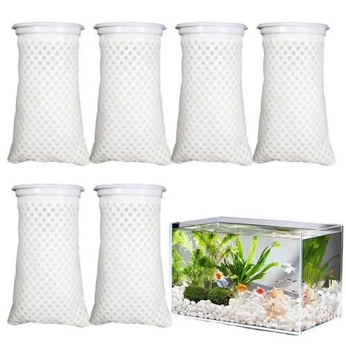 Xoeryoy 6pcs Filtersocke, 4 Zoll Ring Wabenfiltersocken für Salzwasseraquarium, Süßwasser, Fischtank # Xoeryoy 6pcs Filtersocke, 4 Zoll Ring Wabenfiltersocken für Salzwasseraquarium, Süßwasser, Fischtank # von Xoeryoy
