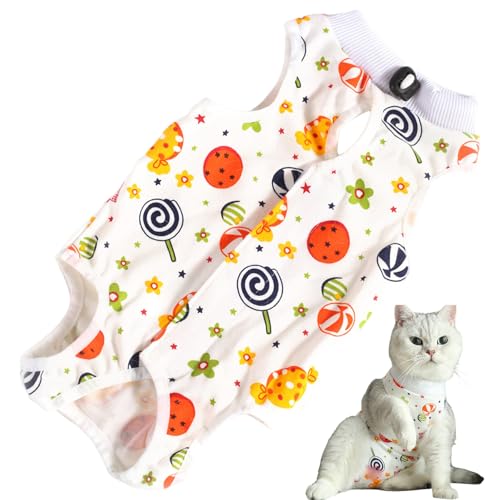 Xoeryoy Cat-Chirurgie-Erholungsanzug Frauen Anti-Licking-Anti-Shedding Atmungsabstimmung Cat Recovery Anzug weich für Haustier nach der Operation, M. Xoeryoy Cat-Chirurgie-Erholungsanzug Frauen Anti-Licking-Anti-Shedding Atmungsabstimmung Cat Recovery Anzug weich für Haustier nach der Operation, M. von Xoeryoy
