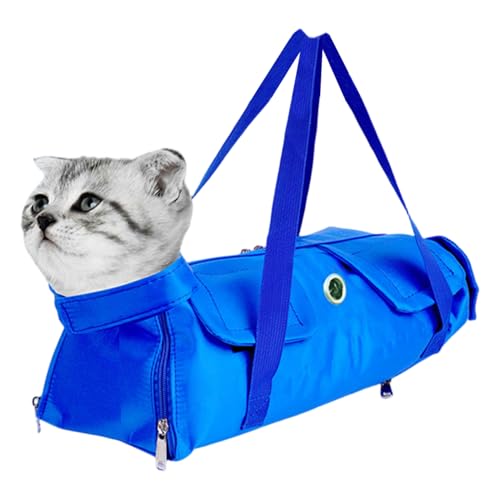 Xoeryoy Cat-Rückhaltesack, komfortable Nylon-Katzennagel-Trimmrückhalte mit Griff, Anti-Bite und Anti-Kratzer für Zuhause, Haustiergeschäft, Reisen, Medium Xoeryoy Cat-Rückhaltesack, komfortable Nylon-Katzennagel-Trimmrückhalte mit Griff, Anti-Bite und Anti-Kratzer für Zuhause, Haustiergeschäft, Reisen, Medium von Xoeryoy