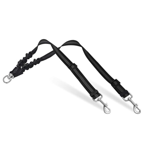 Xoeryoy Doppelhund-Leine, Hochleistungs-Nylon-Verstellbare explosionssichere 2 Hundeleine für Outdoor Taring von Xoeryoy