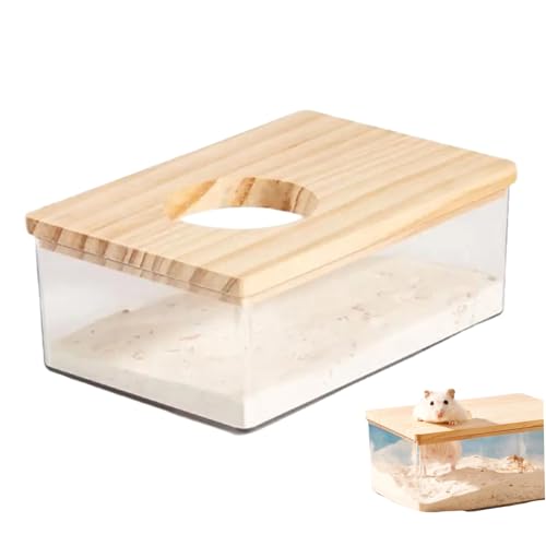 Xoeryoy Hamstersandkasten, 4x6x3 Hamster Sandbadbehälter, transparent verschüttete, stabile Waschkatzentilette kleines Tierzubehör Kleiner Tier Xoeryoy Hamstersandkasten, 4x6x3 Hamster Sandbadbehälter, transparent verschüttete, stabile Waschkatzentilette kleines Tierzubehör Kleiner Tier von Xoeryoy