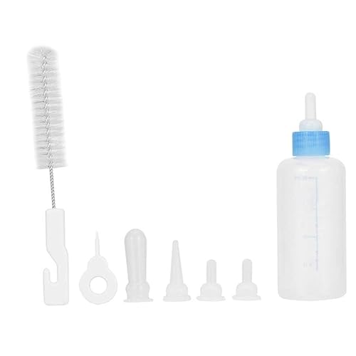 Xoeryoy Haustier Pflegeflasche Mini Squeeze Flüssige Welpe Milch Fütterung Flasche Kit Haustier Fütterungstool für Hundekätzchen Welpe Blau Xoeryoy Haustier Pflegeflasche Mini Squeeze Flüssige Welpe Milch Fütterung Flasche Kit Haustier Fütterungstool für Hundekätzchen Welpe Blau von Xoeryoy