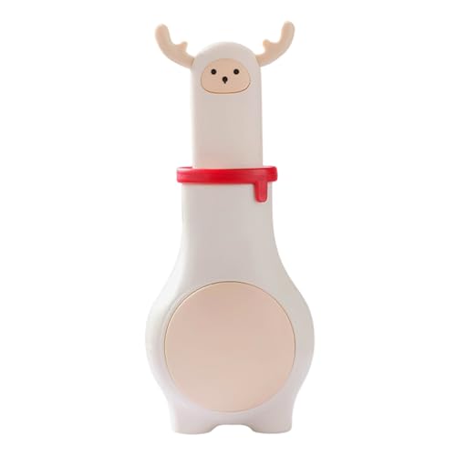 Xoeryoy Haustierwerkzeug zur Haarentfernung, Kawaii Cartoon Elch Manual Lint Pinsel Leichtes und tragbares Haustierhaarentferner für Kleidung, Tische, Sofas und Blätter von Xoeryoy