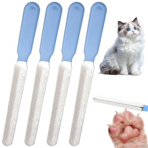 Xoeryoy Hundenagelfeile 4pcs 5, 5 Zoll Edelstahlnagelfeile für Hunde, Katze und Kätzchen glättet Xoeryoy Hundenagelfeile 4pcs 5, 5 Zoll Edelstahlnagelfeile für Hunde, Katze und Kätzchen glättet von Xoeryoy