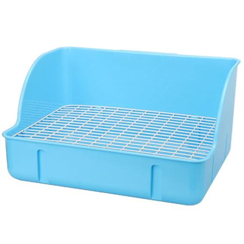 Xoeryoy Kaninchendrüsenbox Käfighalterung Dual Schicht 11 x 6 x 9 Zoll Plastik Bunny Müllbox, Mehrzweck für Chinchilla, Meerschweinchen & mehr von Xoeryoy
