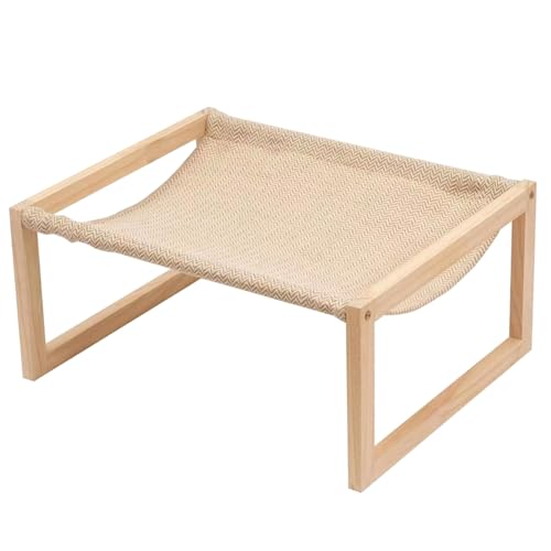 Xoeryoy Katzen-Hängemattenbett 21x17x10 feuchtigkeitsdes, abnehmbar, waschbares, komfortable Holzkatze, geeignet für Katzen, Hund, Hasen und mehr Xoeryoy Katzen-Hängemattenbett 21x17x10 feuchtigkeitsdes, abnehmbar, waschbares, komfortable Holzkatze, geeignet für Katzen, Hund, Hasen und mehr von Xoeryoy