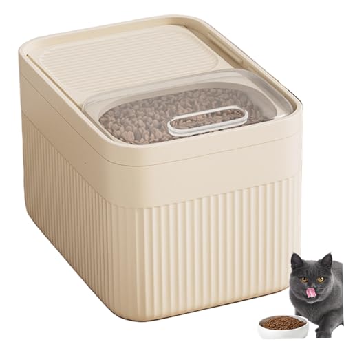 Xoeryoy Pet Food-Lagerbehälter 5-6, 5 kg Katzen- und Hundefutter-Lagerbehälter mit luftdichtem Deckel und Messung Tasse umweltfreundlich robust PP Store Box für Zuhause && von Xoeryoy