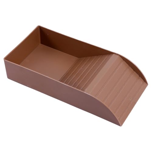 Xoeryoy Schildkrötenraum mit Nicht -Slip -Hang und Börsenplattformen, Plastikschildkrötenwasserschale, 12 x 5, 9 x 2, 4 Zoll wiederverwendbares universelles Reptilienwasserschale von Xoeryoy