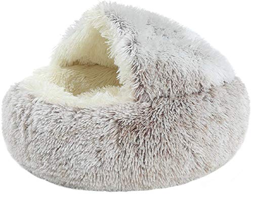 Xpnit Katzenbett,Warm katzenbetten,weiches Plüsch Waschbares Flauschi Katzenhöhle Tierbett große Kuschelhöhle für Hund,katzenschlafsack,Katze & Haustier,rutschfest Katzen Haus (65cm,Braun-Plush) Xpnit Katzenbett,Warm katzenbetten,weiches Plüsch Waschbares Flauschi Katzenhöhle Tierbett große Kuschelhöhle für Hund,katzenschlafsack,Katze & Haustier,rutschfest Katzen Haus (65cm,Braun-Plush) von Xpnit