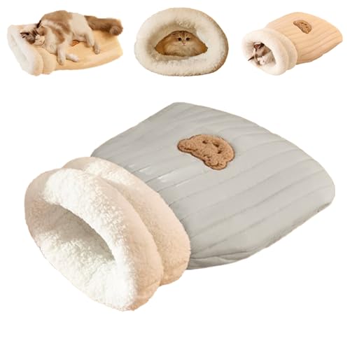 Xpwghap Cat Sleeping Bag,Schlafsack Katze,Cat Nest Sleeping Bag,Katzenbett HöHlenschlafsack,Winter Cat Sleeping Bag,Katzenschlafsack Waschbar,360° Warm Semienclosed Cat Sleeping Bag Bed with Cave Xpwghap Cat Sleeping Bag,Schlafsack Katze,Cat Nest Sleeping Bag,Katzenbett HöHlenschlafsack,Winter Cat Sleeping Bag,Katzenschlafsack Waschbar,360° Warm Semienclosed Cat Sleeping Bag Bed with Cave von Xpwghap