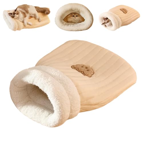 Xpwghap Cat Sleeping Bag,Schlafsack Katze,Cat Nest Sleeping Bag,Katzenbett HöHlenschlafsack,Winter Cat Sleeping Bag,Katzenschlafsack Waschbar,360° Warm Semienclosed Cat Sleeping Bag Bed with Cave Xpwghap Cat Sleeping Bag,Schlafsack Katze,Cat Nest Sleeping Bag,Katzenbett HöHlenschlafsack,Winter Cat Sleeping Bag,Katzenschlafsack Waschbar,360° Warm Semienclosed Cat Sleeping Bag Bed with Cave von Xpwghap
