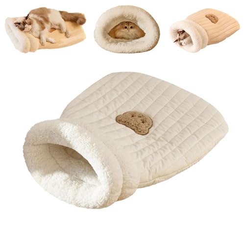 Xpwghap Cat Sleeping Bag,Schlafsack Katze,Cat Nest Sleeping Bag,Katzenbett HöHlenschlafsack,Winter Cat Sleeping Bag,Katzenschlafsack Waschbar,360° Warm Semienclosed Cat Sleeping Bag Bed with Cave Xpwghap Cat Sleeping Bag,Schlafsack Katze,Cat Nest Sleeping Bag,Katzenbett HöHlenschlafsack,Winter Cat Sleeping Bag,Katzenschlafsack Waschbar,360° Warm Semienclosed Cat Sleeping Bag Bed with Cave von Xpwghap