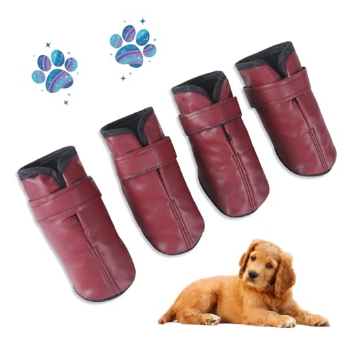 Hundeschuhe für große Hunde, mittelgroße Hundeschuhe & Pfotenschutz für Hartholzböden, Outdoor-Hundeschuhe für heiße Gehwege, Winter- und Schneewandern, mit robuster rutschfester Sohle und Hundeschuhe für große Hunde, mittelgroße Hundeschuhe & Pfotenschutz für Hartholzböden, Outdoor-Hundeschuhe für heiße Gehwege, Winter- und Schneewandern, mit robuster rutschfester Sohle und von Xqidian