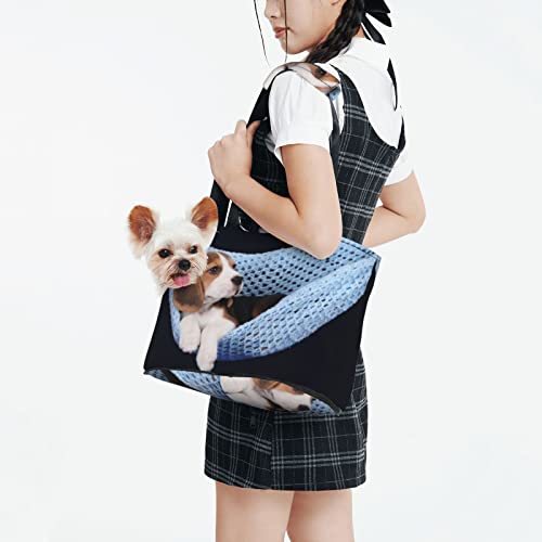 Beagle-Welpe in Einer Hängematte, weiche Seitentasche für Reisen, Tragetasche, Handtasche, tragbare kleine Haustier-Tragetasche, Umhängetasche von XqmarT