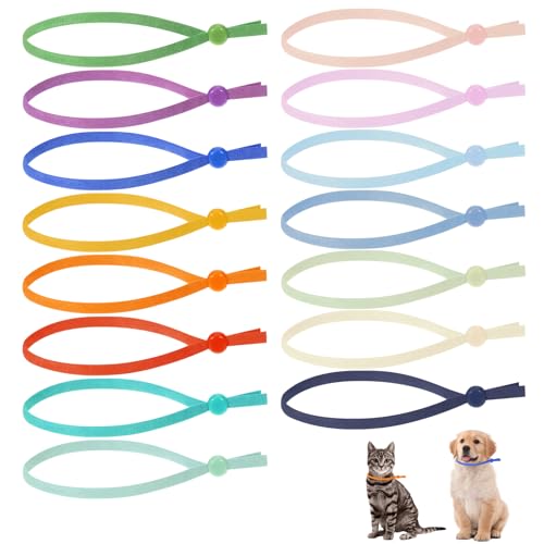 75 Stück Welpen ID Halsbänder Einstellbar Welpenhalsbänder Neugeborene Haustierhalsbänder Soft Welpen Kitten Halsbänder für Neugeborene Welpens Kätzchen 75 Stück Welpen ID Halsbänder Einstellbar Welpenhalsbänder Neugeborene Haustierhalsbänder Soft Welpen Kitten Halsbänder für Neugeborene Welpens Kätzchen von Xthrotsenk