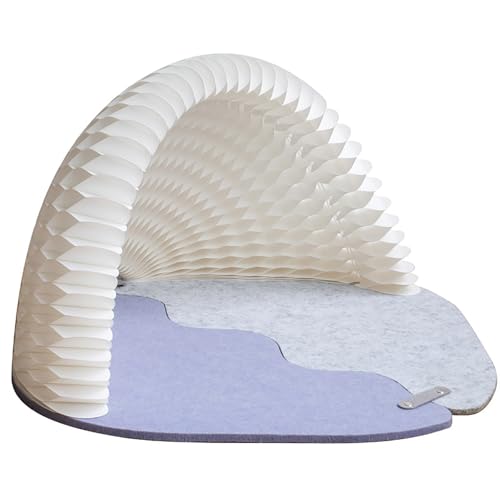 Faltbares Katzennest Halbgeschlossen Papier Honigwaben Höhle Mit Filzmatte Atmungsaktives Design Moderner Stil Einfach Aufzubauen Tragbares Versteck Für Katzen,White Faltbares Katzennest Halbgeschlossen Papier Honigwaben Höhle Mit Filzmatte Atmungsaktives Design Moderner Stil Einfach Aufzubauen Tragbares Versteck Für Katzen,White von Xtroml