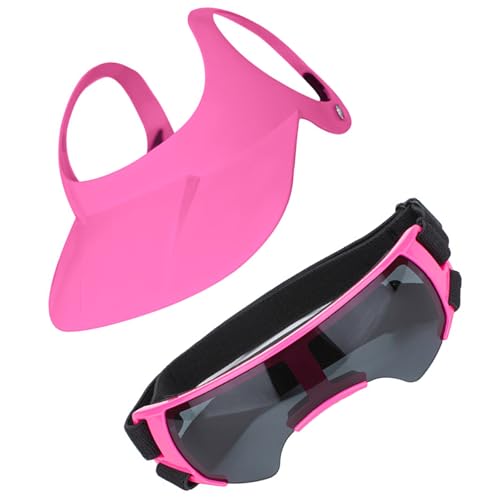 Haustier-Motorradhelm, Hundesonnenbrille, sicherer Haustier-Hut mit regulierbarem Riemen, zum Radfahren und Spazierengehen Haustier-Motorradhelm, Hundesonnenbrille, sicherer Haustier-Hut mit regulierbarem Riemen, zum Radfahren und Spazierengehen von XuQiZZpp