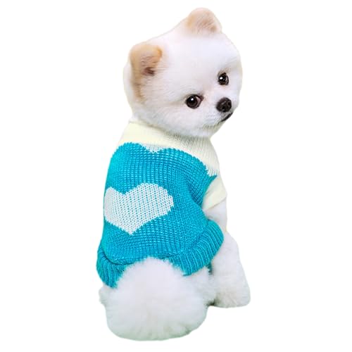 Modischer Strickpullover für kleine Hunde, warme Haustierkleidung, Fotografie-Requisiten, Katzen, Pullover, Jumpsuits, Hundezubehör, Haustierpullover von XuQiZZpp