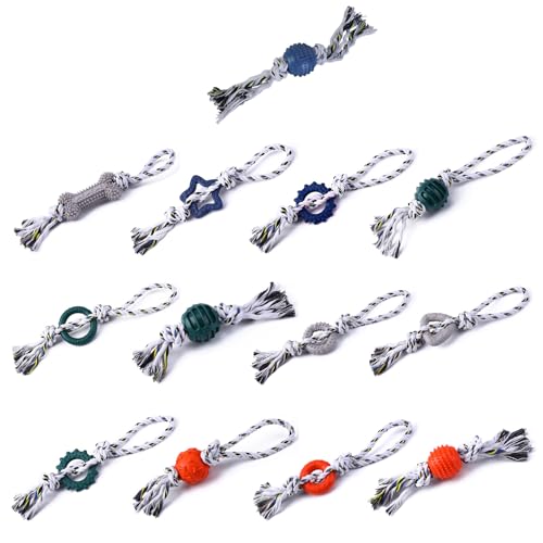 XuQiZZpp Hunde-Puzzle für Welpen, interaktiv, für Hunde, aggressives Kauen, Baumwollseil für Haustiere, erhöht das Kauen XuQiZZpp Hunde-Puzzle für Welpen, interaktiv, für Hunde, aggressives Kauen, Baumwollseil für Haustiere, erhöht das Kauen von XuQiZZpp