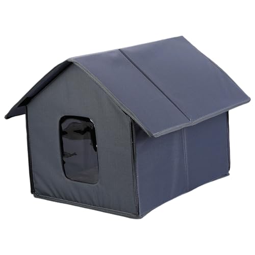 XuQiZZpp Isoliertes Katzenhaus für den Außenbereich, einfache Montage, Design für den Winter, wasserdichtes Bettzelt, Katzen und kleines Haustier, warmes Haus XuQiZZpp Isoliertes Katzenhaus für den Außenbereich, einfache Montage, Design für den Winter, wasserdichtes Bettzelt, Katzen und kleines Haustier, warmes Haus von XuQiZZpp