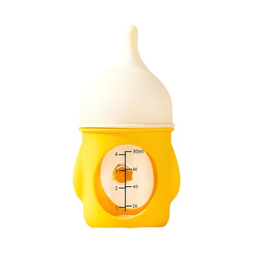 XuQiZZpp Milchflasche für Kätzchen, ohne Würgen, tragbares Zubehör für die sichere Fütterung von kleinen Haustieren, 80 ml von XuQiZZpp