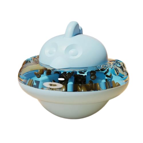 XuQiZZpp Pet Treat Puzzle Ball Keep Cats Dog Entertained and Active Fun Chicken Shape Adjustable Dispensing Slow Feeder Toy XuQiZZpp Pet Treat Puzzle Ball Keep Cats Dog Entertained and Active Fun Chicken Shape Adjustable Dispensing Slow Feeder Toy von XuQiZZpp