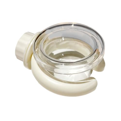 XuQiZZpp Vogelfutterschale mit sicherem Clip, transparenter Futter- und Wasser-Futterbecher für Papageien, Wellensittiche und kleine Haustiere von XuQiZZpp
